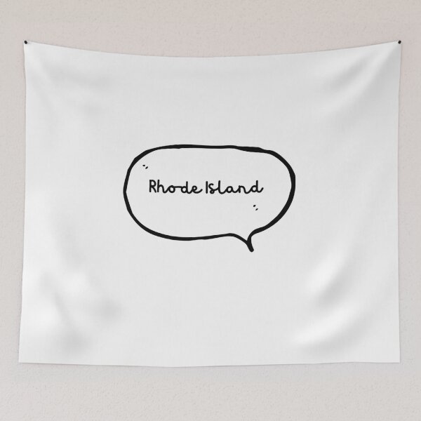 Item preview, Rhode Island - Hand-write Hand-drawn Speech Bubble designed and sold by CityCollection.