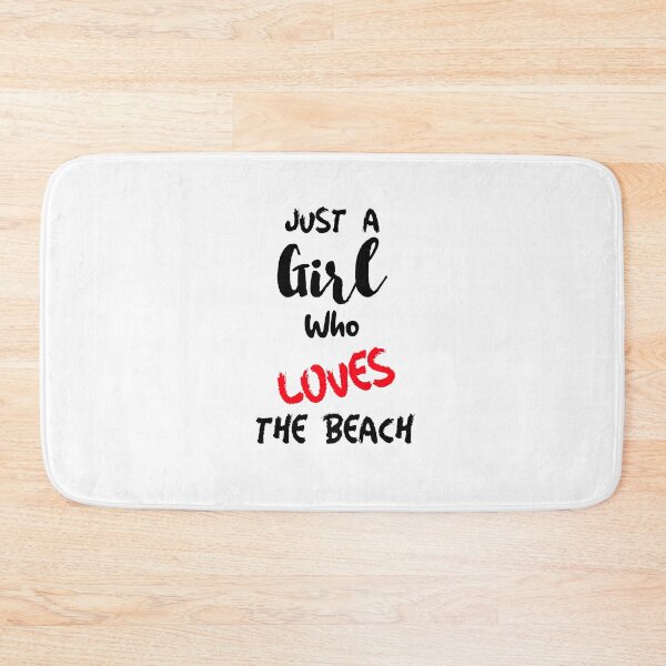 Item preview, Just A Girl Who Loves the Beach designed and sold by DiscGolfTees.