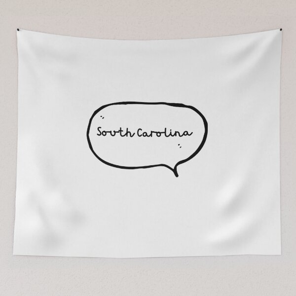 Item preview, South Carolina - Hand-write Hand-drawn Speech Bubble designed and sold by CityCollection.