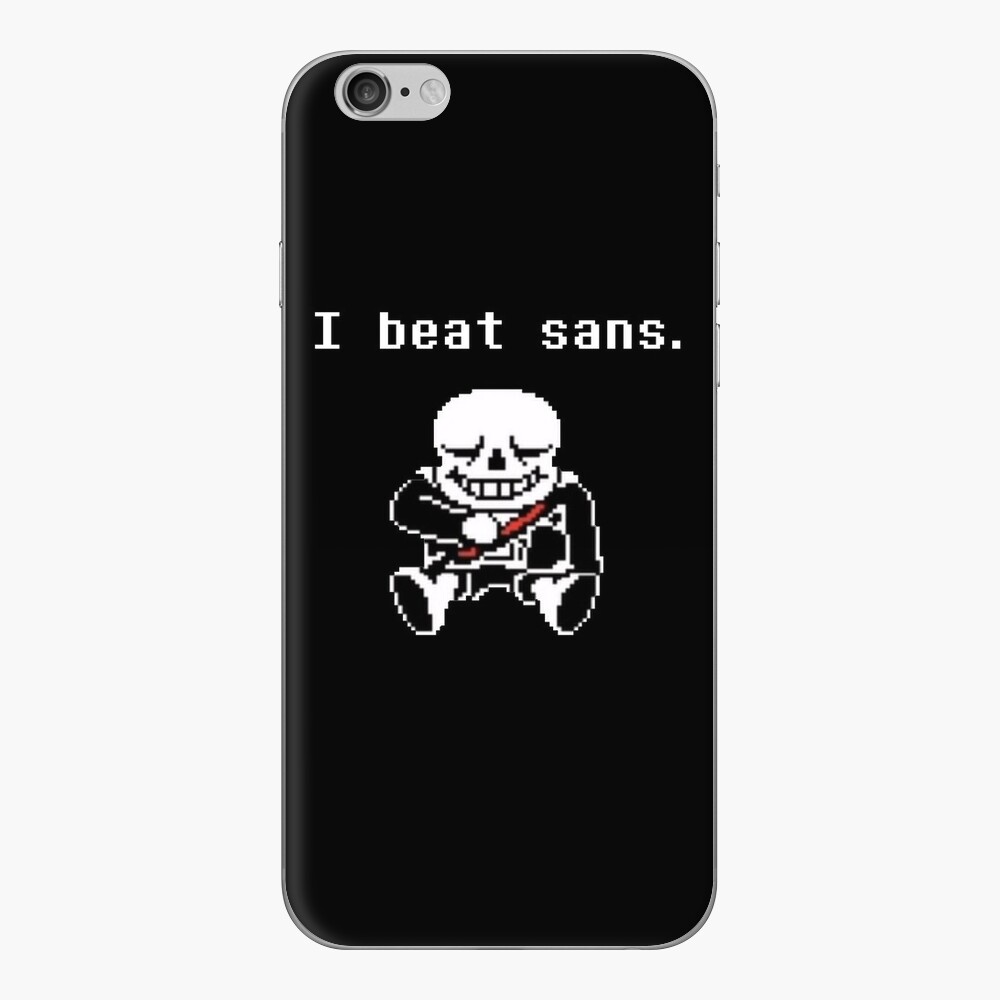 I beat Sans on mobile 