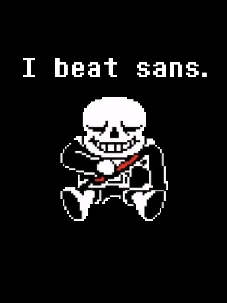 Undertale but an AI re-wrote it (BEATING SANS) 