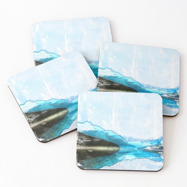 Item preview, Bowman Lake USA Abstract. For Nature Lovers. designed and sold by ColortrixArt.