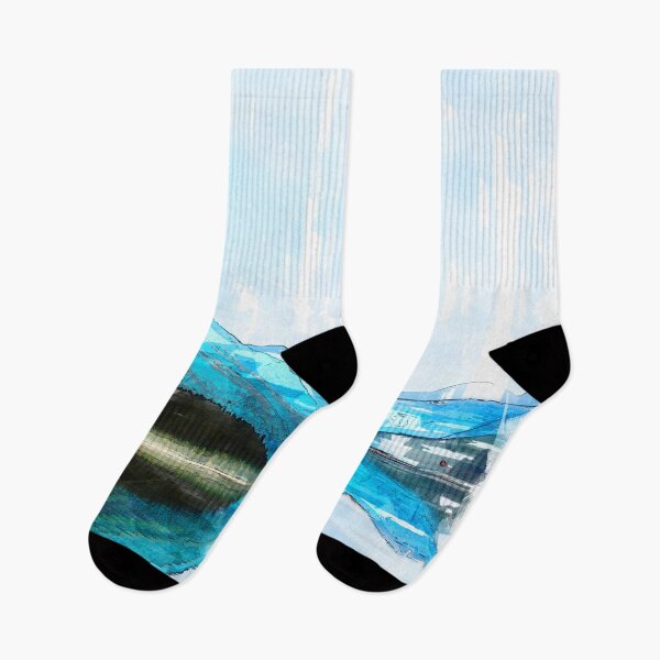 Item preview, Bowman Lake USA Abstract. For Nature Lovers. designed and sold by ColortrixArt.