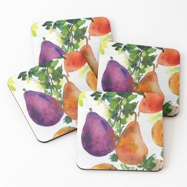 Item preview, watercolor pears N.o 2 designed and sold by kosarandrea.