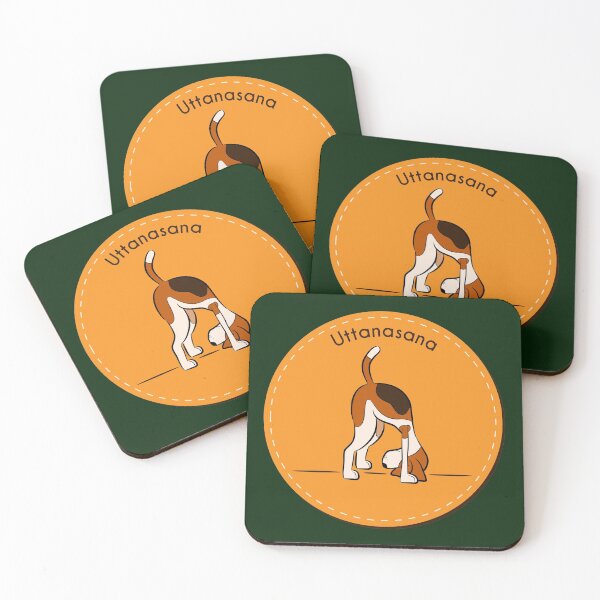 Item preview, etiqueta engomada del perro de yoga uttanasana yoga: etiqueta engomada del perro de inspiración para la meditación designed and sold by MichaelGrace.