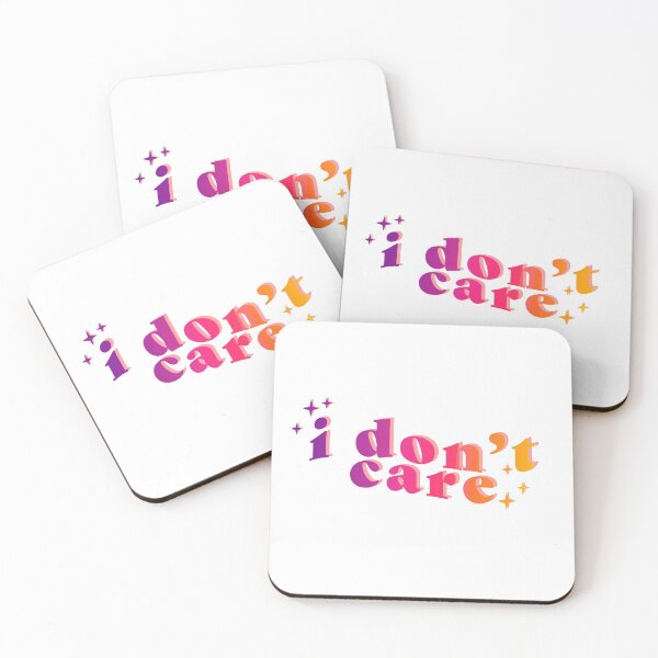 Item preview, i don't care designed and sold by setenomes.