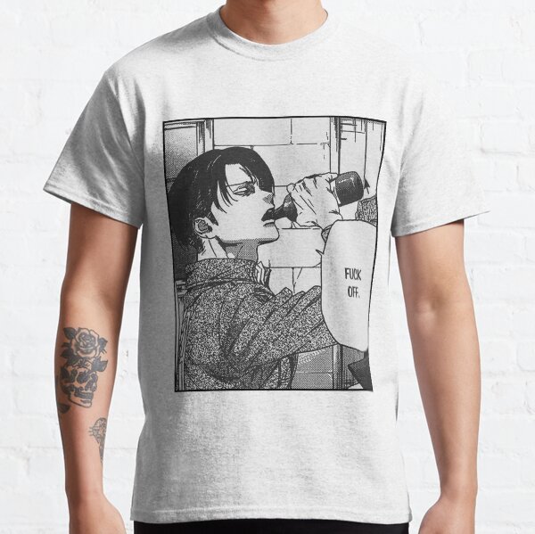 Levi Ackerman "Fuck Off" Sticker Classic T-Shirt