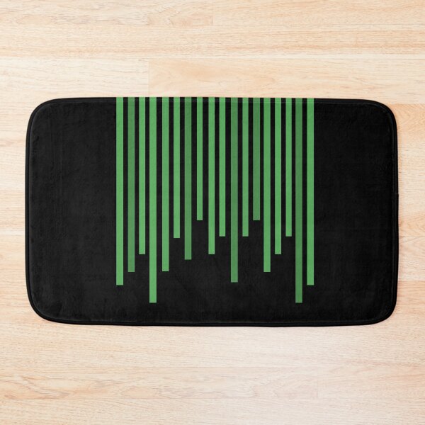 Item preview, Pastel Green Bars (Black) designed and sold by Petra Rosa.