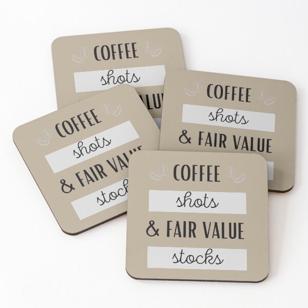 Item preview, Coffee Shots and Fair Value Stocks  designed and sold by ThoughtJumble.