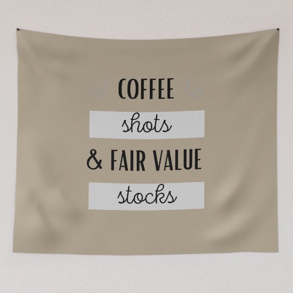 Item preview, Coffee Shots and Fair Value Stocks  designed and sold by ThoughtJumble.