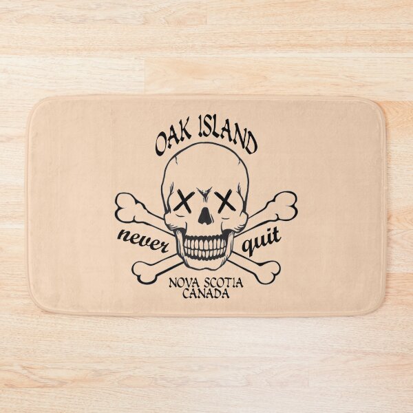 Item preview, Funny Oak Island Treasure Hunter Mystery Skull Nova Scotia designed and sold by TopTeeShop.