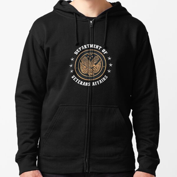 Department of Veterans Affairs - US Flag Zipped Hoodie