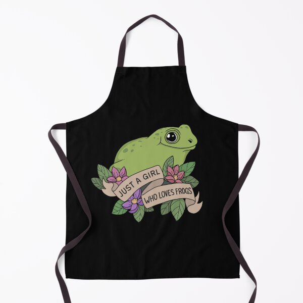 Item preview, Just A Girl Who Loves Frogs designed and sold by ValentinaHramov.