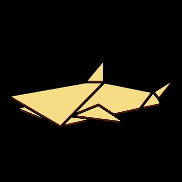 Artwork thumbnail, Origami Shark by Patternsonly