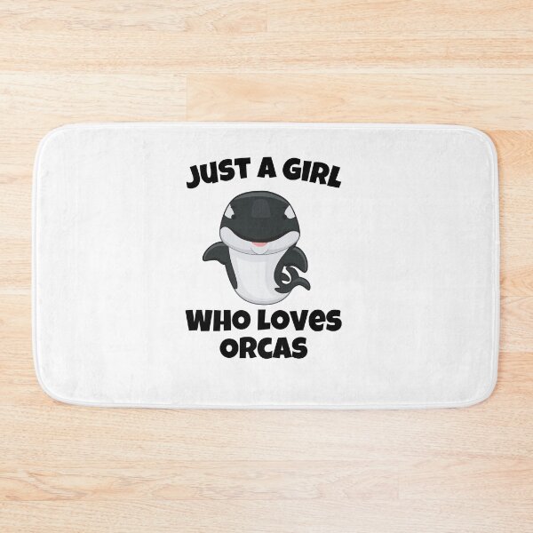 Item preview, Just A Girl Who Loves Orcas designed and sold by Emerg-Apparel.