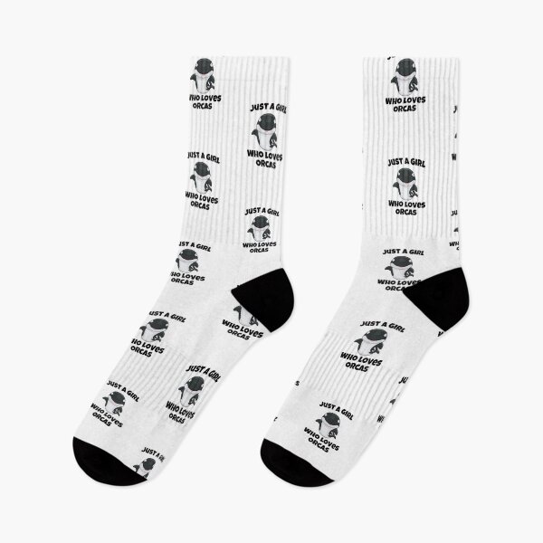 Item preview, Just A Girl Who Loves Orcas designed and sold by Emerg-Apparel.