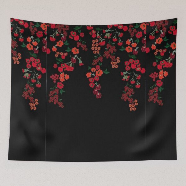 Item preview, red flowers  designed and sold by JUSTASHOP10.