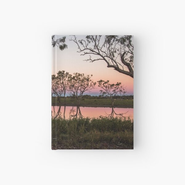 Queensland outback sunset Hardcover Journal