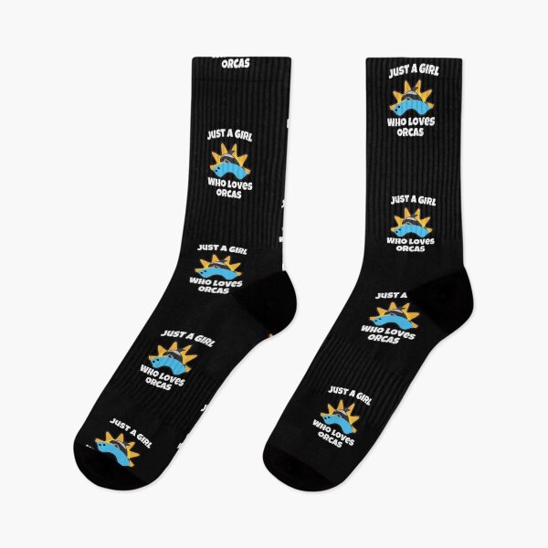Item preview, Just A Girl Who Loves Orcas designed and sold by Emerg-Apparel.