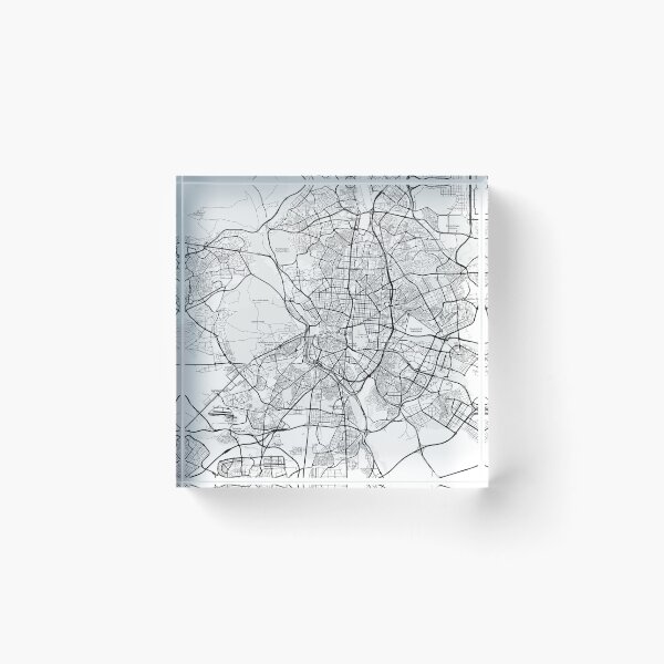 Item preview, Madrid, Spain Map (Theme 1) designed and sold by Mapnify.