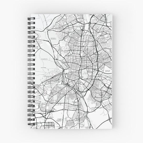 Item preview, Madrid, Spain Map (Theme 1) designed and sold by Mapnify.