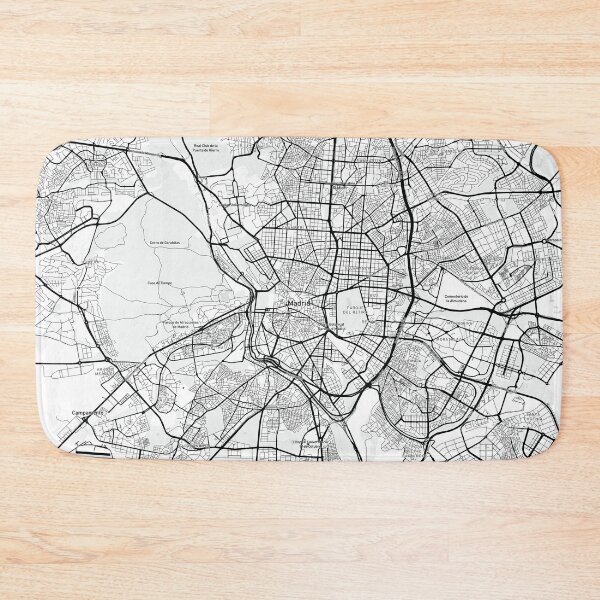 Item preview, Madrid, Spain Map (Theme 1) designed and sold by Mapnify.