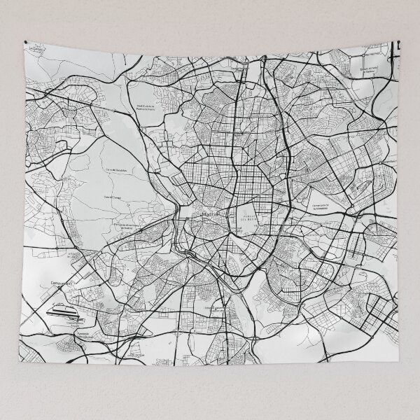 Item preview, Mapa de Madrid, España (Tema 1) designed and sold by Mapnify.