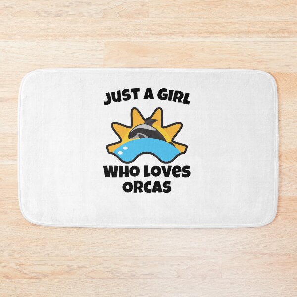 Item preview, Just A Girl Who Loves Orcas designed and sold by Emerg-Apparel.