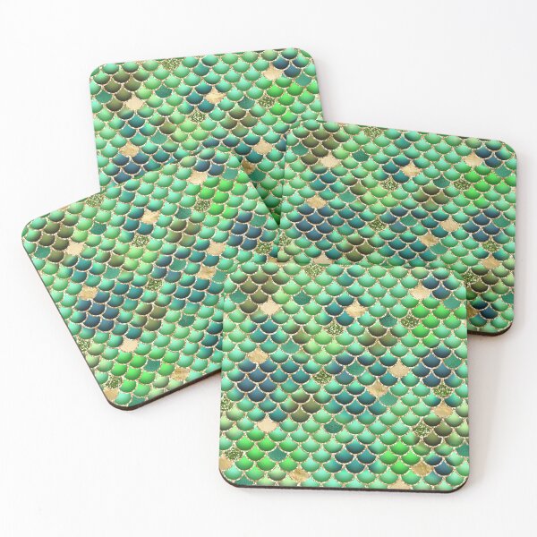 Item preview, Multicolor mermaid scales pattern designed and sold by RoyalPeople.