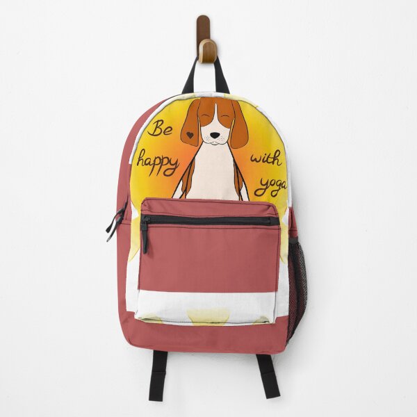 Item preview, Be Happy with Yoga : morning exercises, dog design, designed and sold by MichaelGrace.