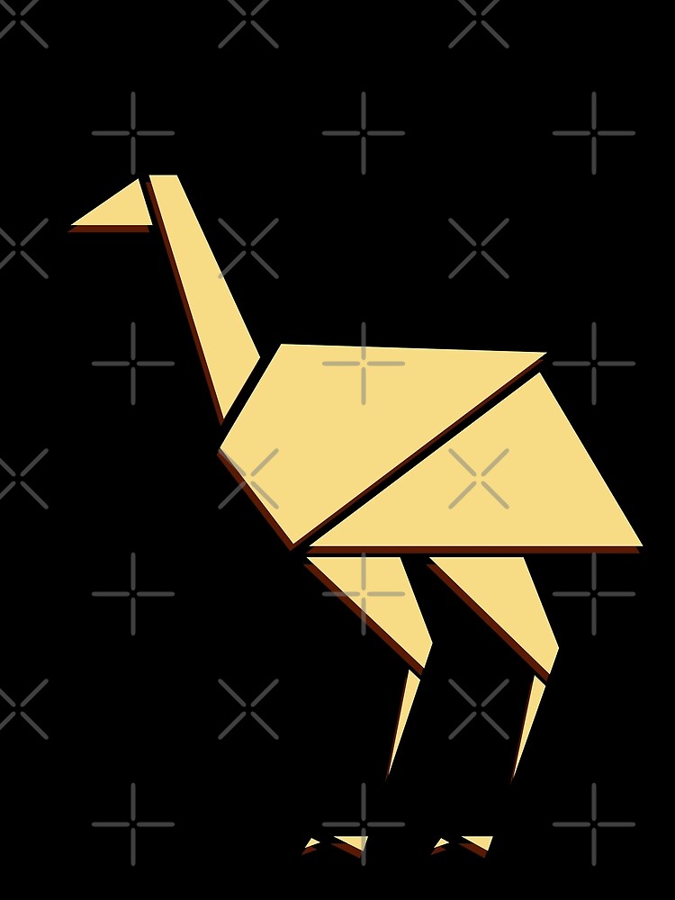 Thumbnail 3 von 3, Tuch, Bird Origami designt und verkauft von Patternsonly.