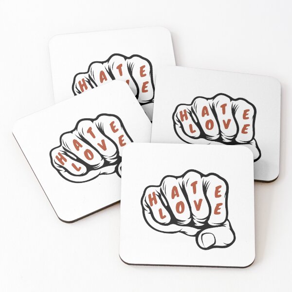 Item preview, Hate Love fist designed and sold by Rrrainbow.