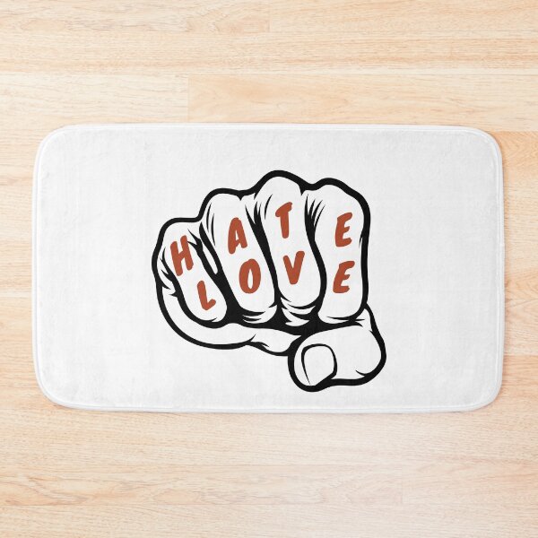 Item preview, Hate Love fist designed and sold by Rrrainbow.