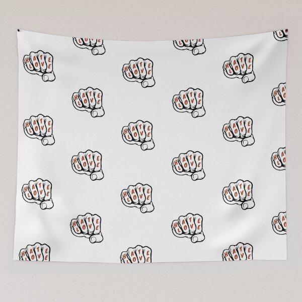 Item preview, Hate Love fist designed and sold by Rrrainbow.
