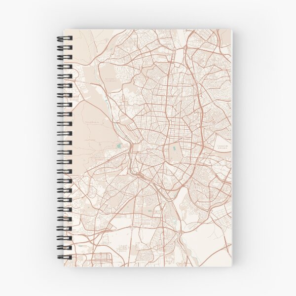 Item preview, Madrid, Spain Map (Theme 2) designed and sold by Mapnify.