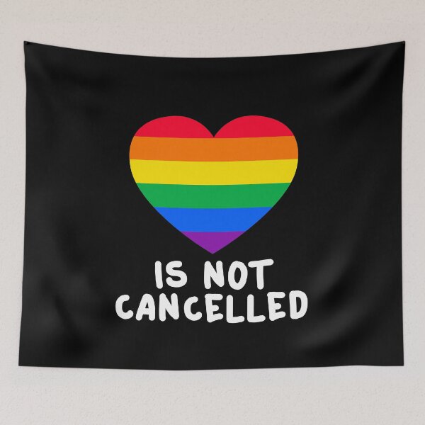 Item preview, Love Is Not Cancelled LGBTQIA+ Community designed and sold by MagicBoutique.