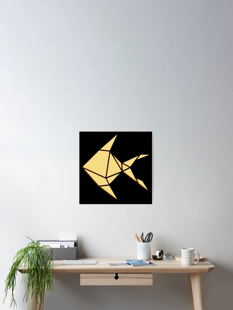 Thumbnail 2 of 3, Poster, Paper Fish designed and sold by Patternsonly.