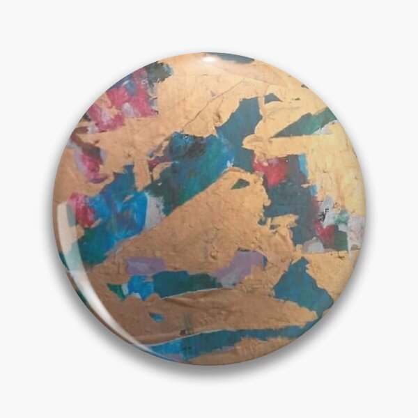Item preview, Abstract art, gold, green, designed and sold by Khalid Aouga.