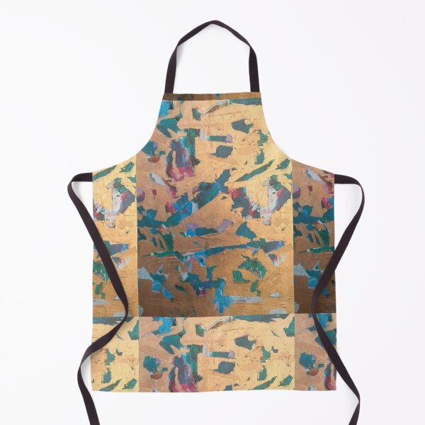 Item preview, Abstract art, gold, green, designed and sold by Khalid Aouga.