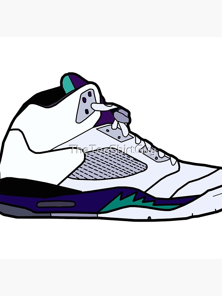 Jordan retro 5 outlet grape