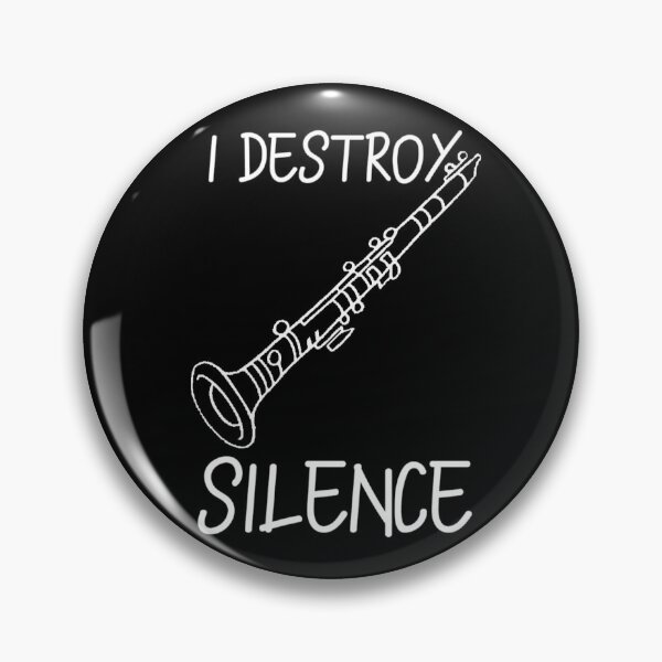 Item preview, Clarinet I Destroy Silence T-Shirt Clarinet brands T-Shirt Clarinet T-Shirt designed and sold by OAPod.