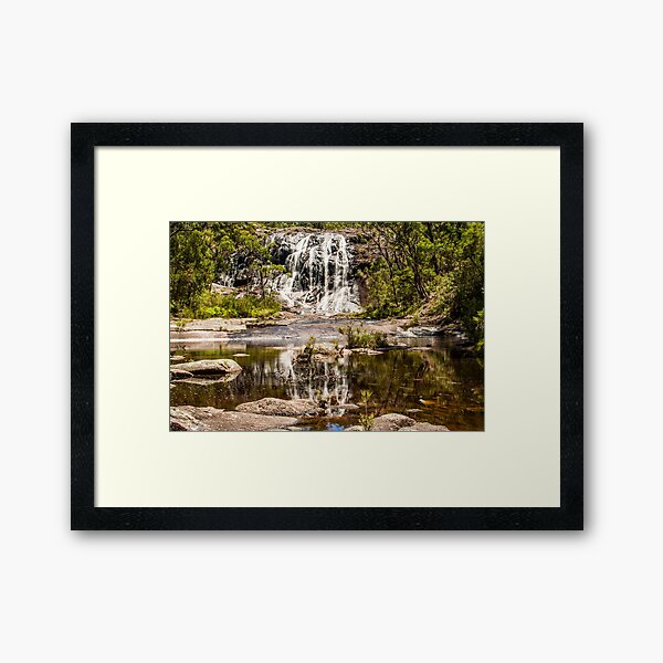 Beautiful Basket Swamp Falls Framed Art Print