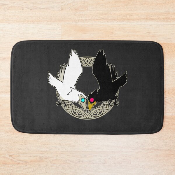 Item preview, Hugin & Munin Norse Mythology Odin Crows designed and sold by The Teenosaur.