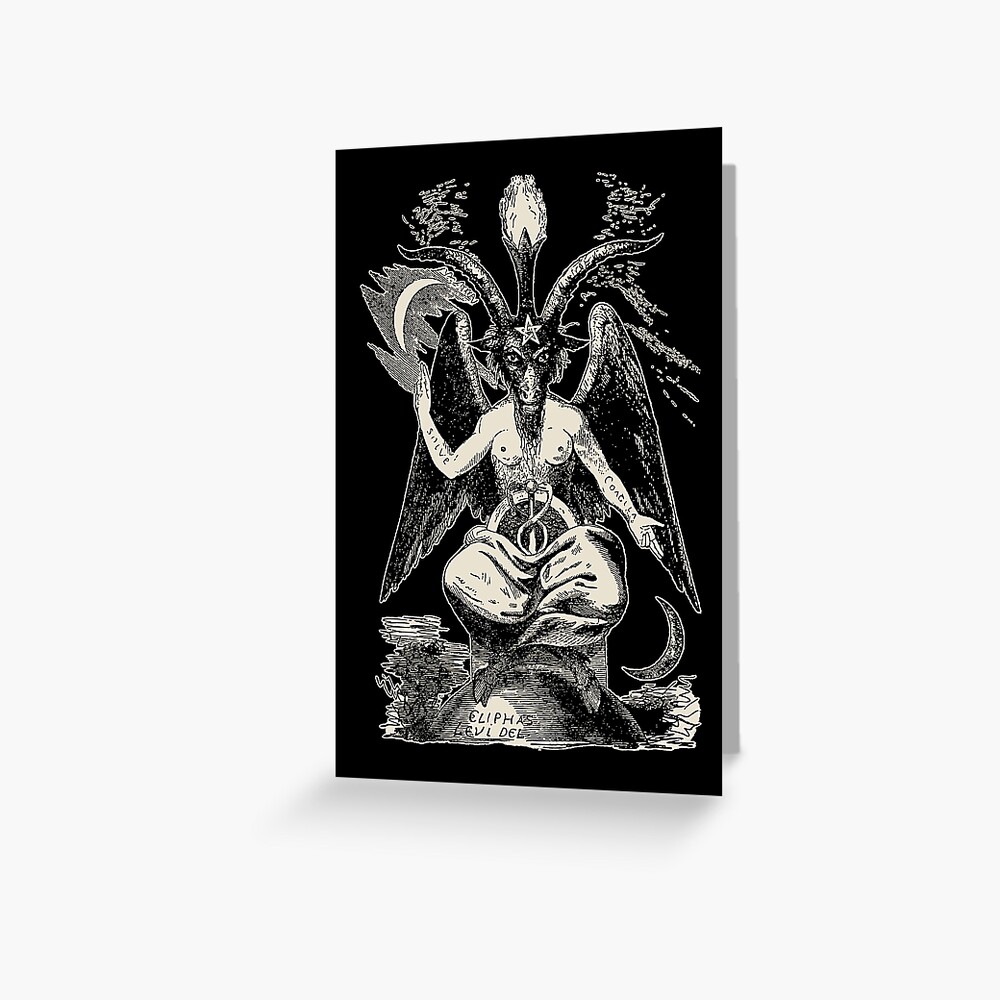 "Baphomet" Greeting Card for Sale by BelaManson Redbubble
