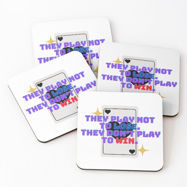 Item preview, Motivational Qoute "They play not to lose. They don't play to win." designed and sold by Beyond  Perception.