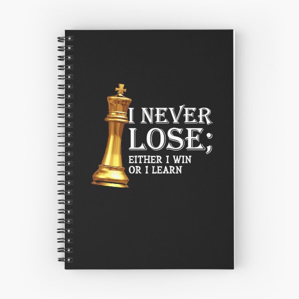 Item preview, I Never Lose Either I Win Or I Learn - Chess Lover Gift designed and sold by Dressed For  Duty.