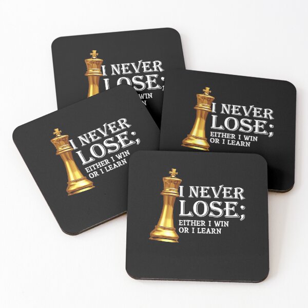 Item preview, I Never Lose Either I Win Or I Learn - Chess Lover Gift designed and sold by Dressed For  Duty.