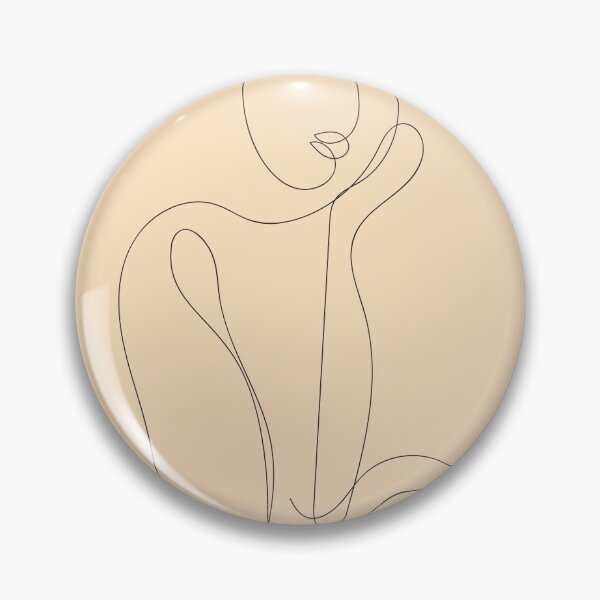 Item preview, Female Body Line Art, Fashion Print designed and sold by technicolorable_art.
