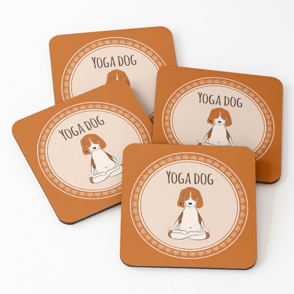 Item preview,  Be Happy with Yoga Dog: morning exercises, dog design,   designed and sold by MichaelGrace.