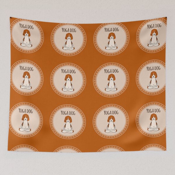 Item preview,  Be Happy with Yoga Dog: morning exercises, dog design,   designed and sold by MichaelGrace.